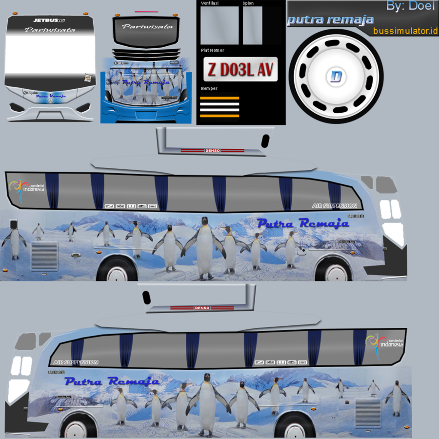 Detail Bus Simulator Stiker Nomer 36