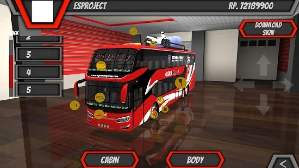 Detail Bus Simulator Stiker Nomer 46