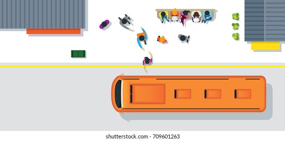 Detail Bus Top View Png Nomer 35