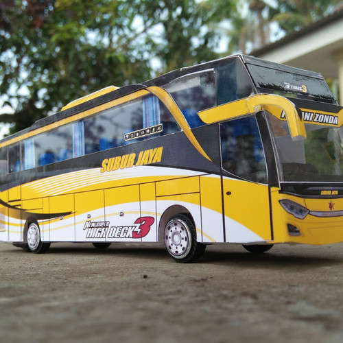 Detail Bus Warna Kuning Nomer 14