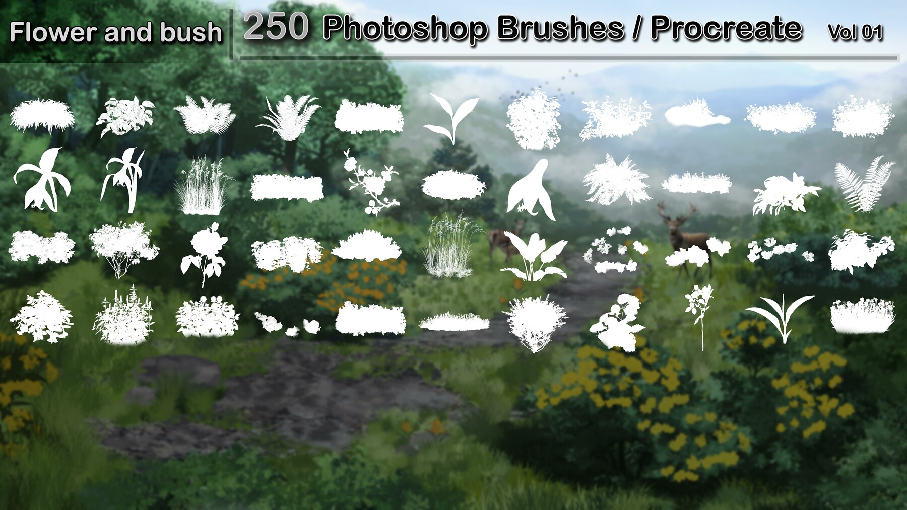 Detail Bush Brush Photoshop Nomer 55