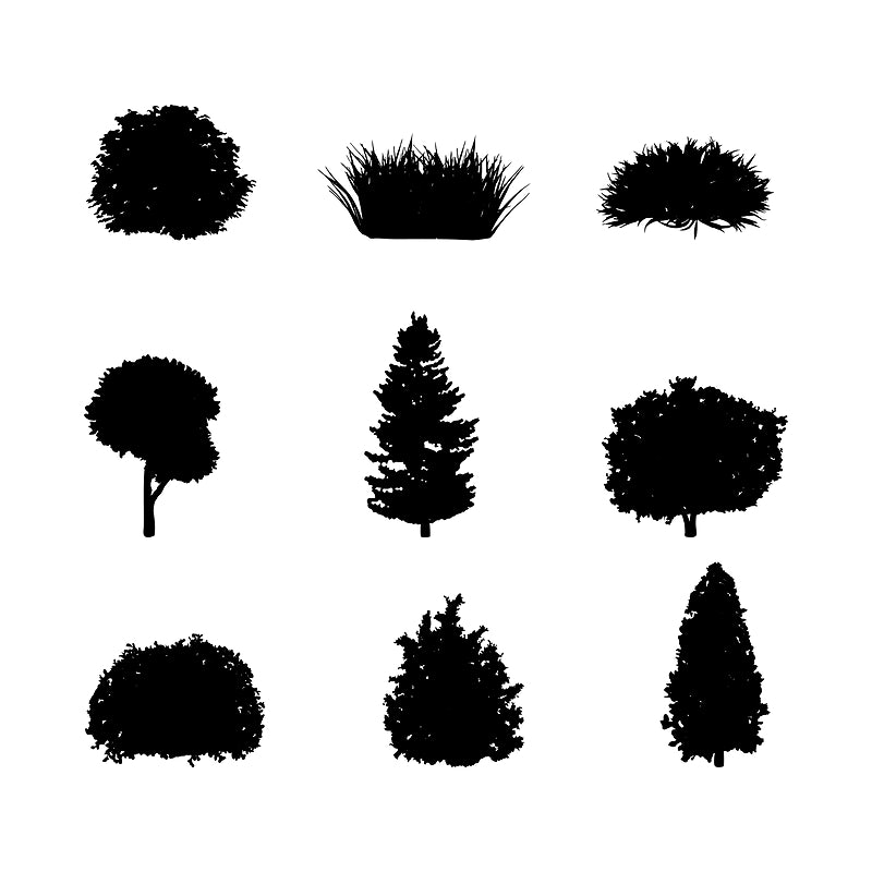 Detail Bush Silhouette Png Nomer 20