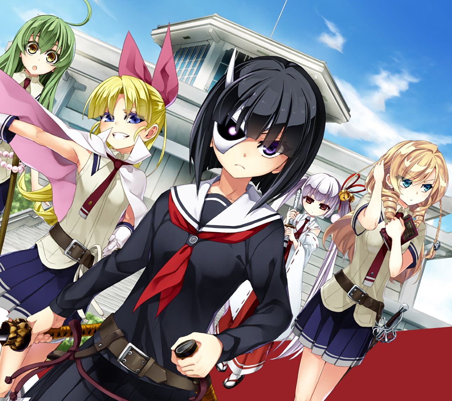 Detail Busou Shoujo Machiavellianism Wallpaper Nomer 2