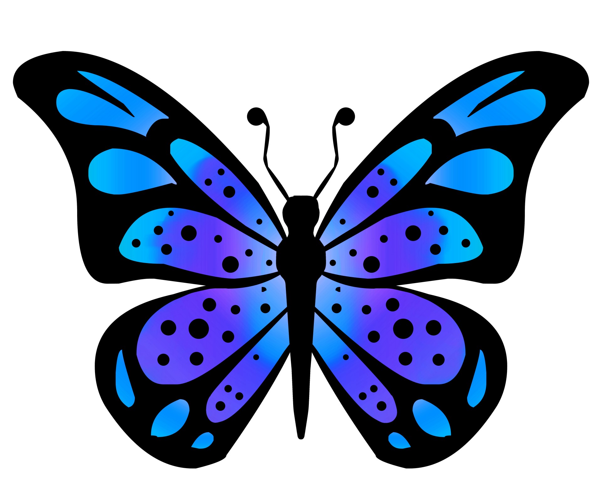 Detail Buterfly Clipart Nomer 25