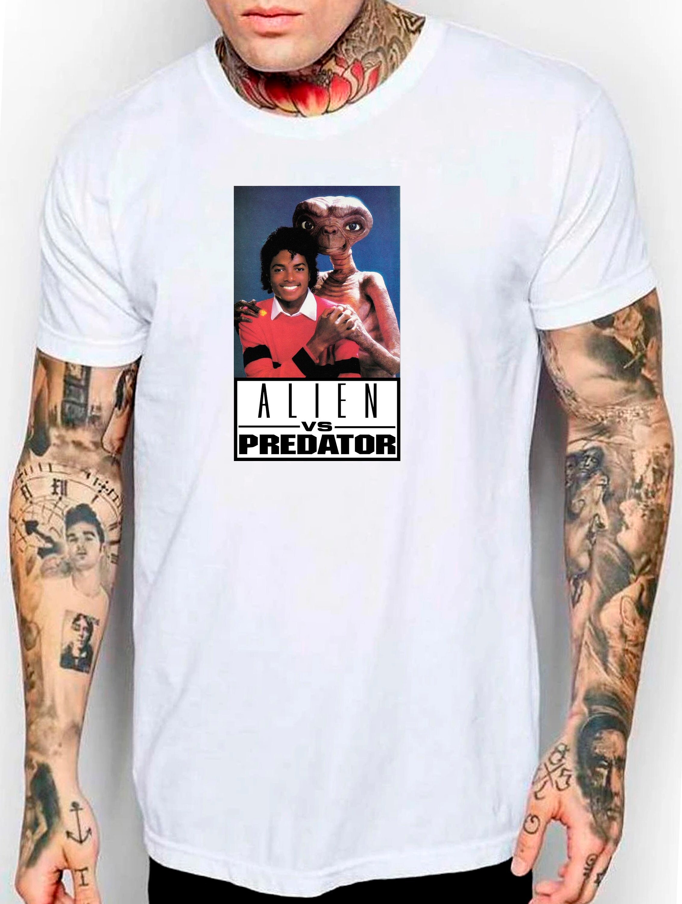 Detail Buy Alien Vs Predator Michael Jackson Shirt Nomer 17