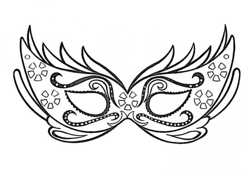 Detail Fasching Maske Zeichnen Nomer 2
