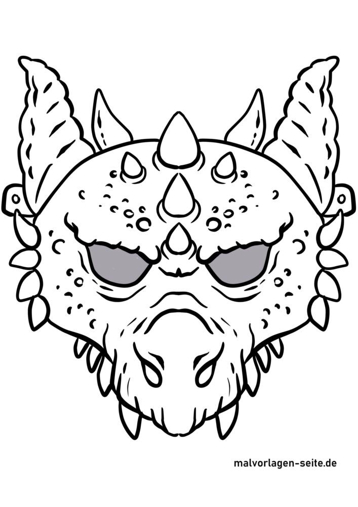 Detail Fasching Maske Zeichnen Nomer 8