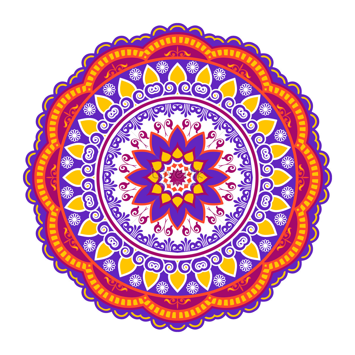 Detail Mandala Hintergrund Nomer 7