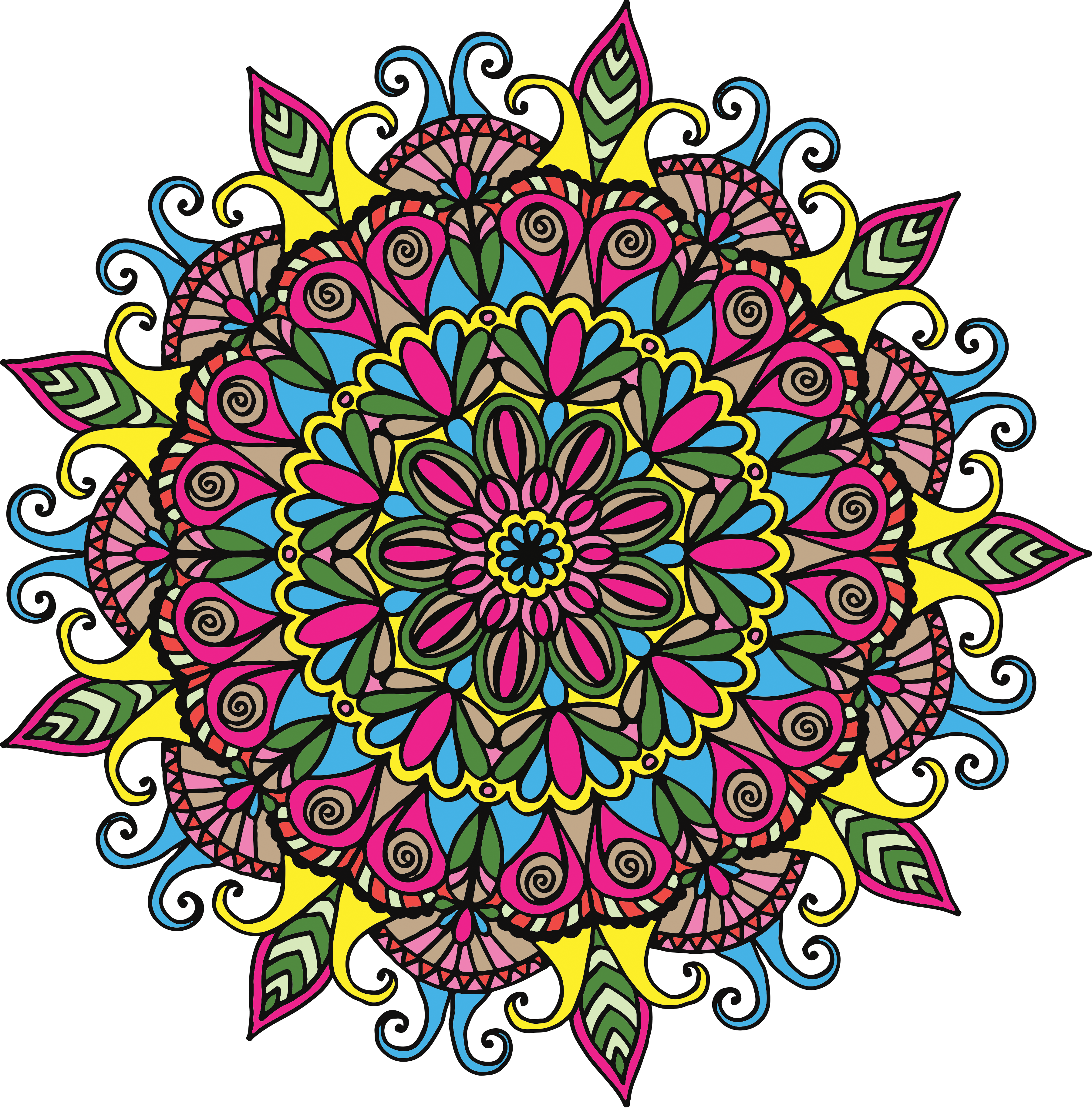 Detail Mandala Hintergrund Nomer 14