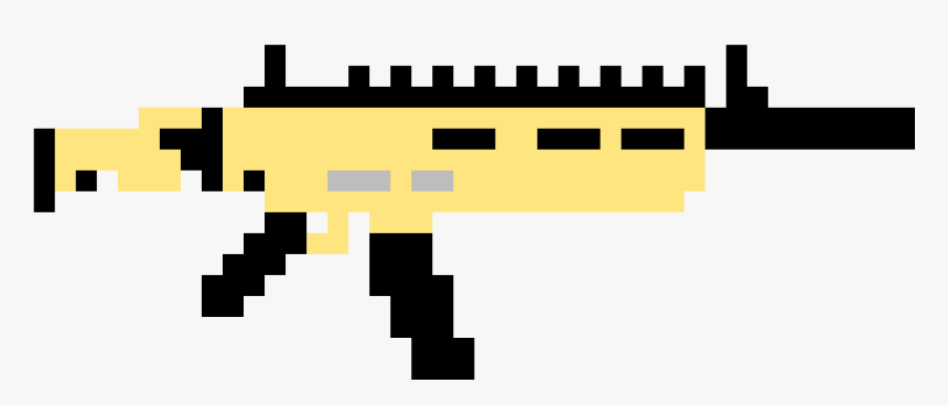 Detail Pixel Art Gun Nomer 11