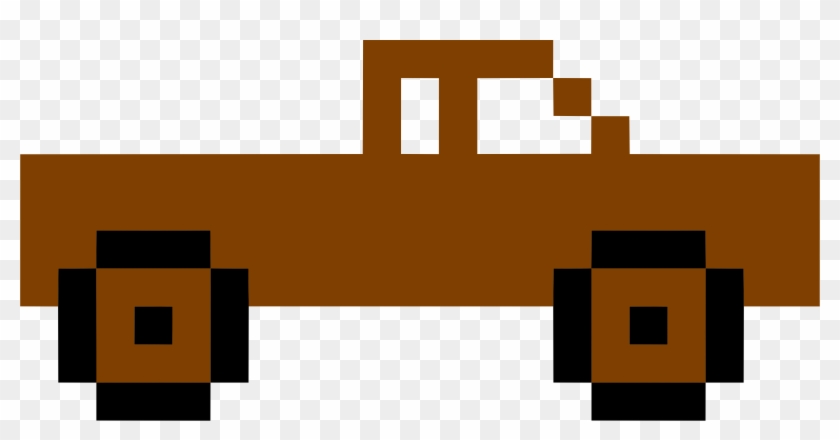 Detail Truck Pixel Art Nomer 10