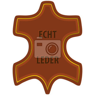 Detail Echt Leder Zeichen Nomer 12