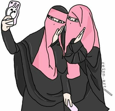 Detail Gambar 4 Sahabat Muslimah Bercadar Nomer 22