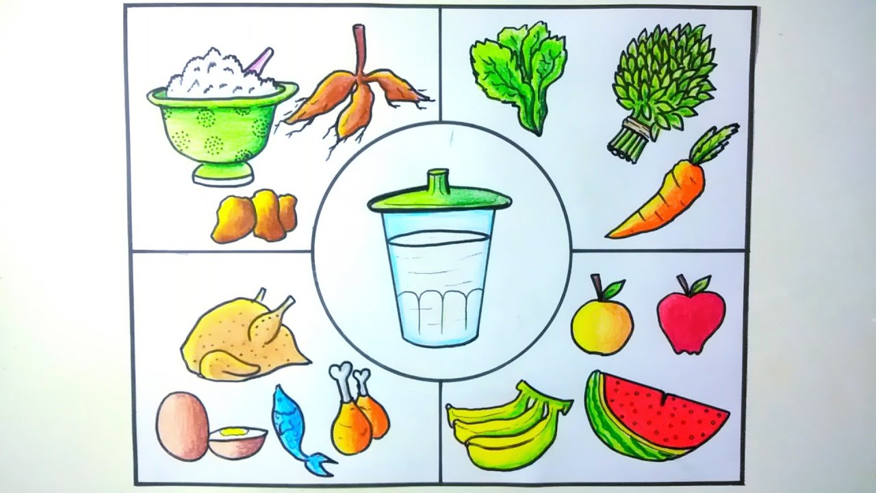 Detail Gambar 4 Sehat 5 Sempurna Mewarnai Kartun Nomer 7