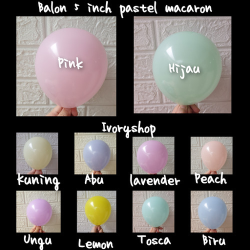 Detail Gambar 5 Balon Nomer 39