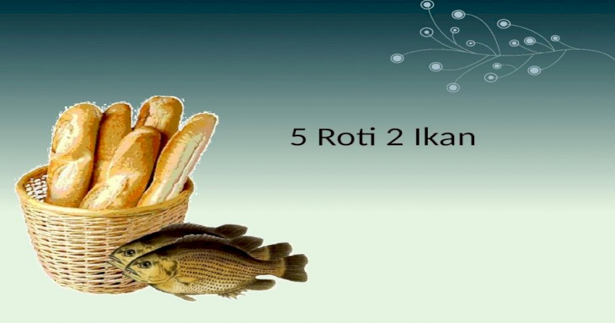 Detail Gambar 5 Roti Dan 2 Ikan Nomer 5