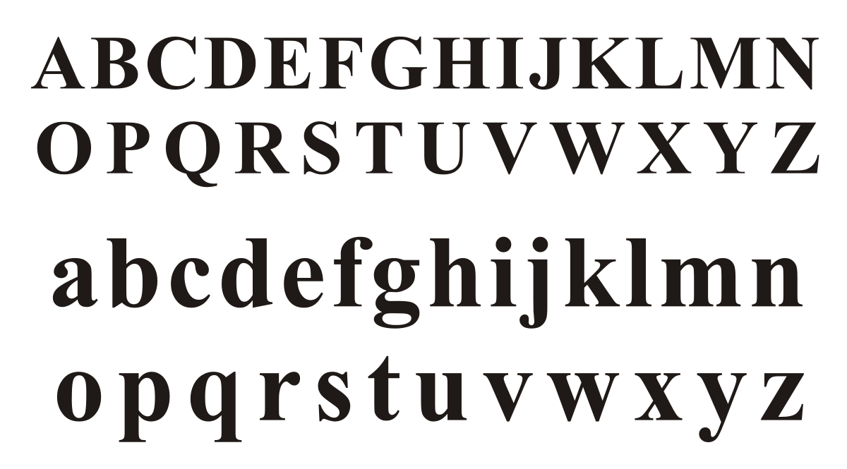 Detail Gambar Abjad Latin Nomer 4