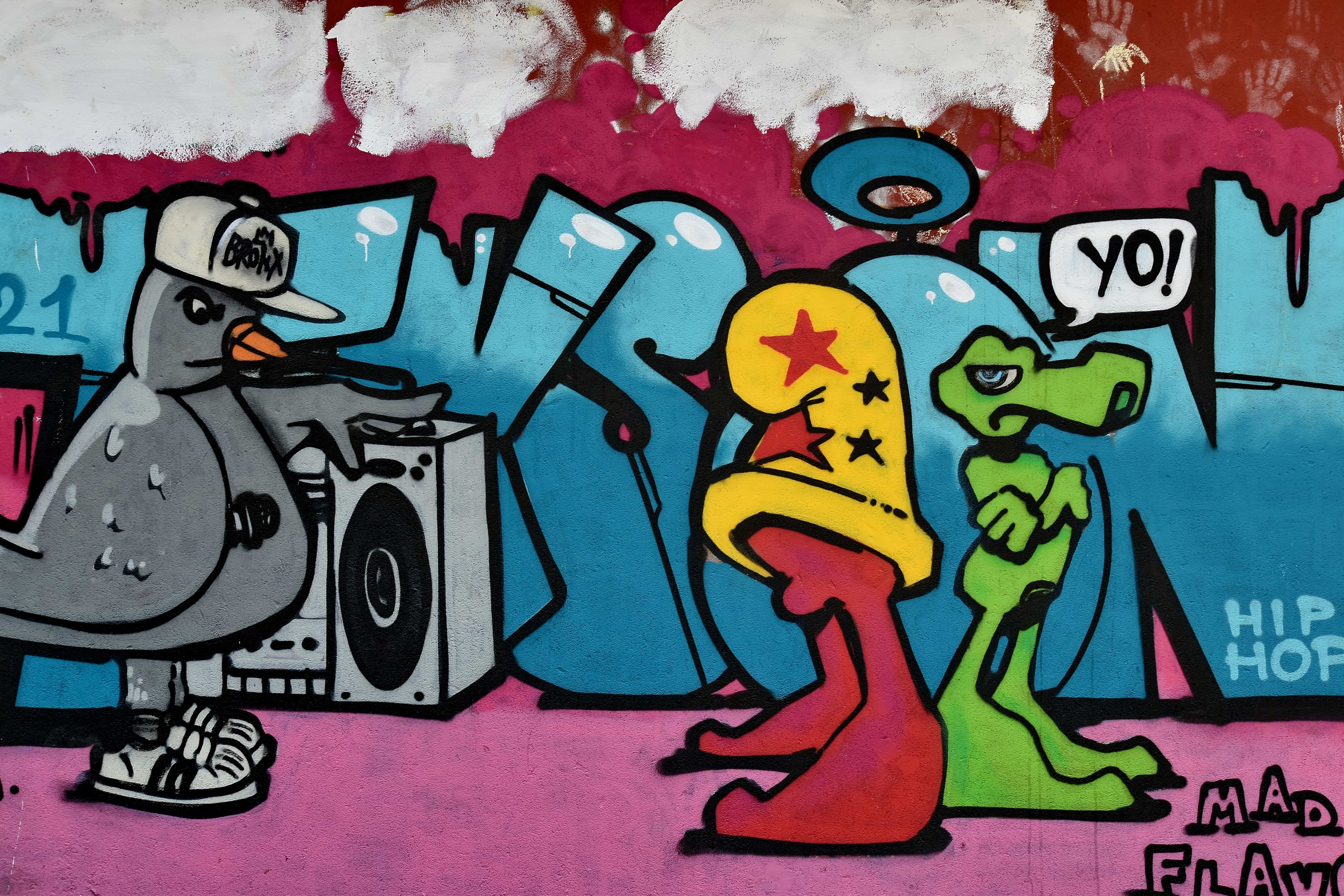 Detail Gambar Abstrak Grafiti Musik Nomer 29