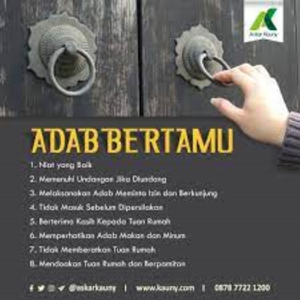 Gambar Adab Bertamu - KibrisPDR