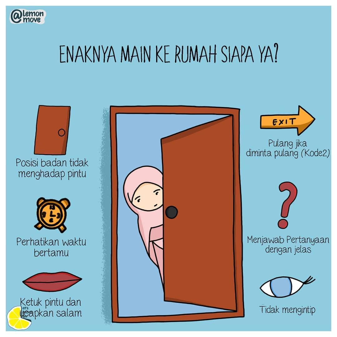 Gambar Adab Bertamu - 54+ Koleksi Gambar
