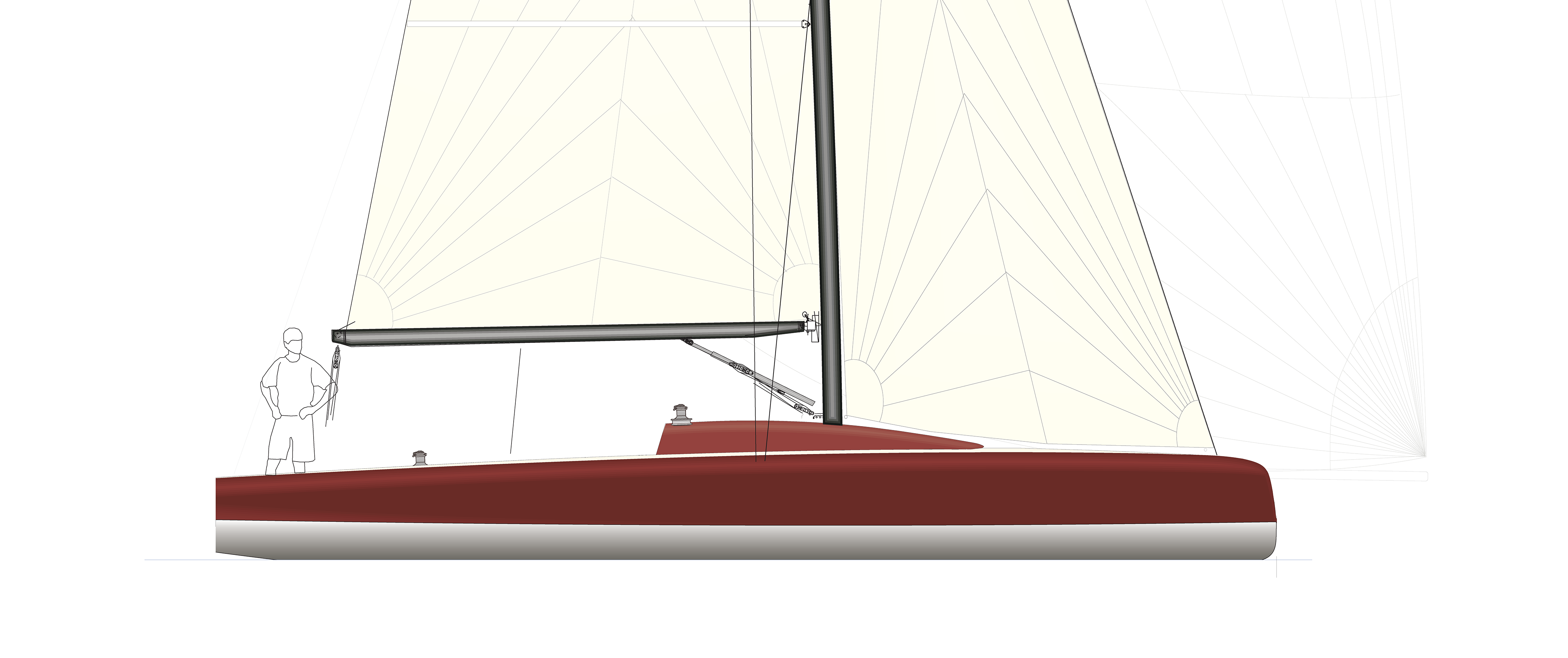 Detail Segelyacht Zeichnung Nomer 7