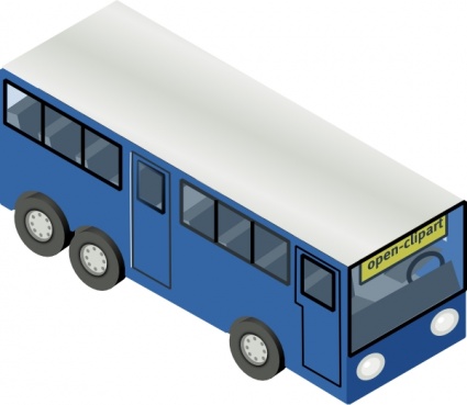 Detail Blauer Bus Nomer 3
