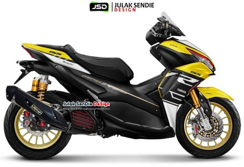 Detail Gambar Aerox Modifikasi Nomer 40