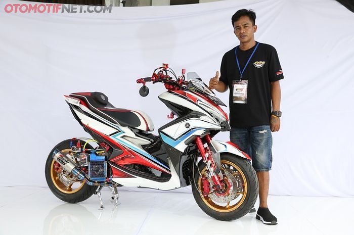 Detail Gambar Aerox Modifikasi Nomer 41