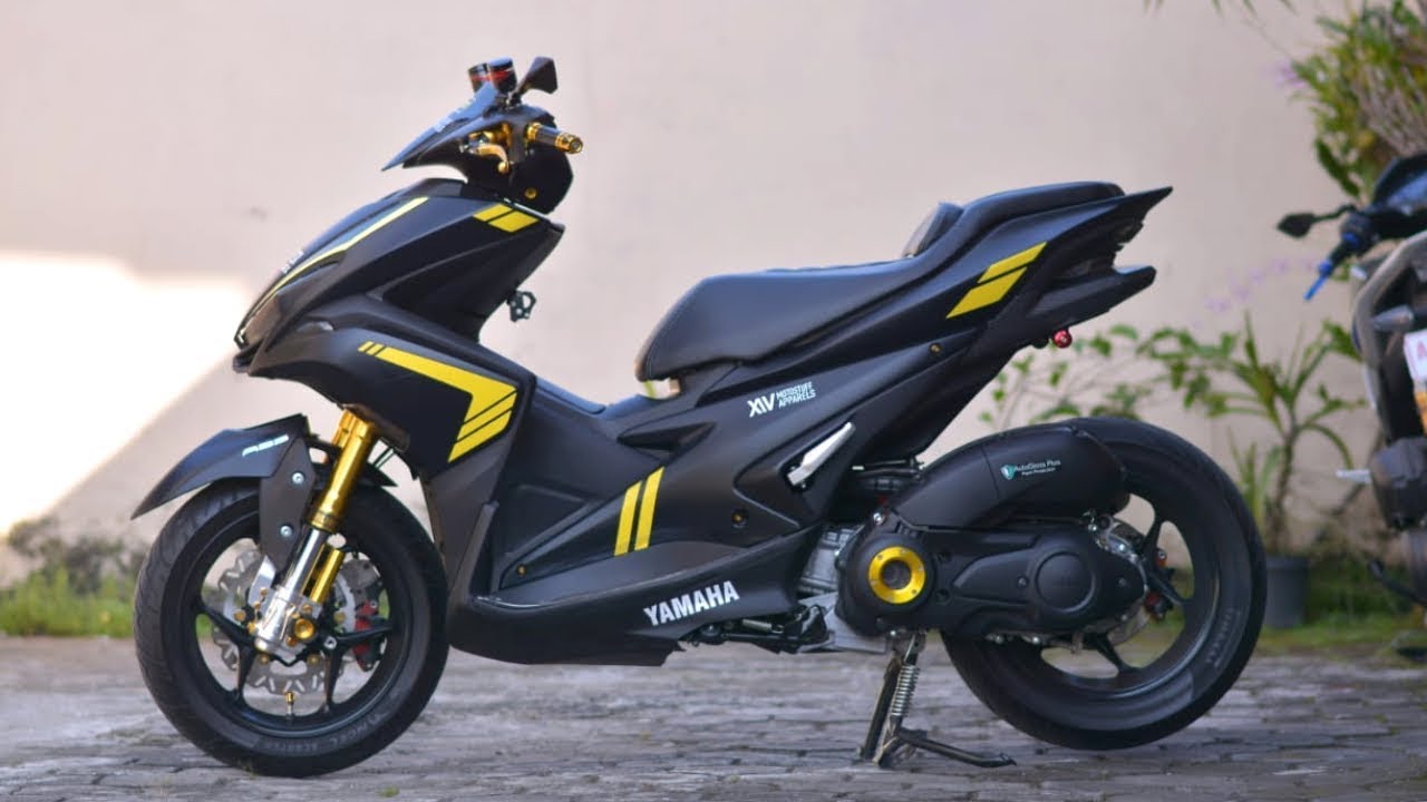 Detail Gambar Aerox Modifikasi Nomer 6