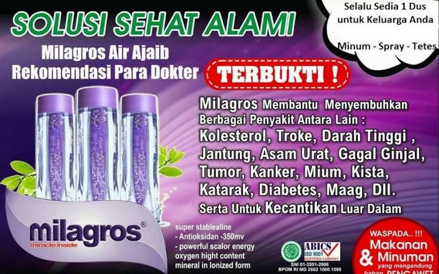 Detail Gambar Air Milagros Nomer 36