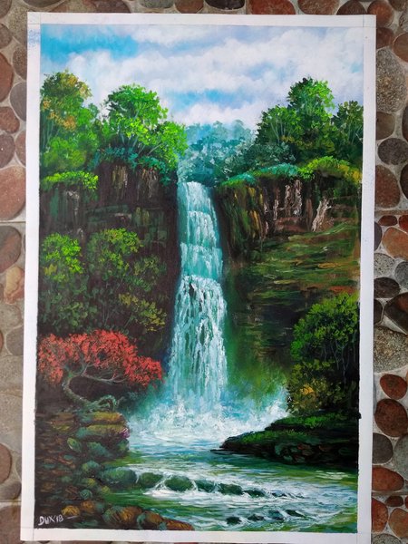 Detail Gambar Air Terjun Lukis Nomer 41