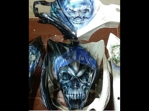 Gambar Airbrush Tengkorak - KibrisPDR