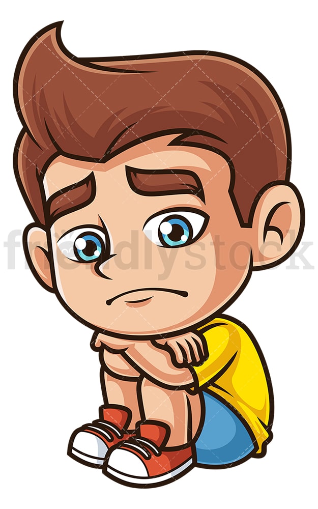 Detail Sad Boy Cartoon Nomer 5