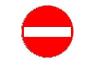 Detail Schild Roter Kreis Nomer 8