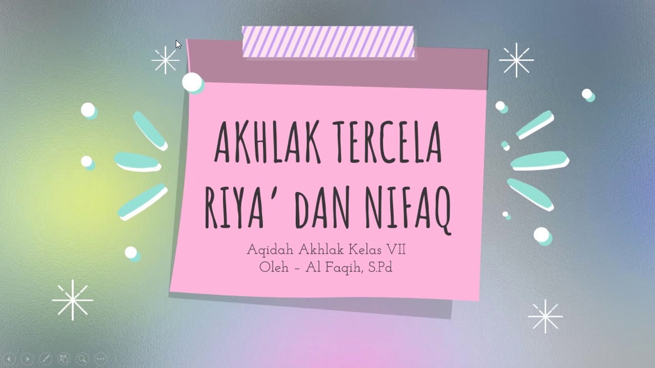 Detail Gambar Akhlak Tercela Riya Nomer 11