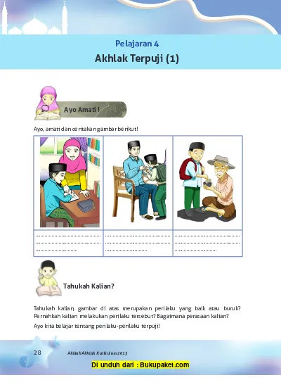 Detail Gambar Akhlak Terpuji Nomer 24