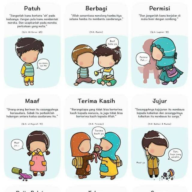 Detail Gambar Akhlak Terpuji Anak Anak Nomer 16