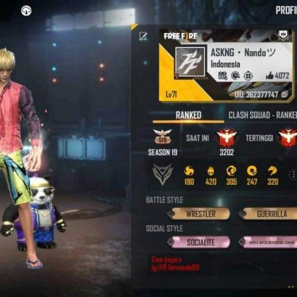 Detail Gambar Akun Free Fire Sultan Nomer 43