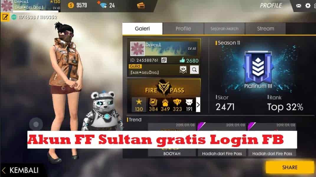 Detail Gambar Akun Sultan Ff Nomer 27