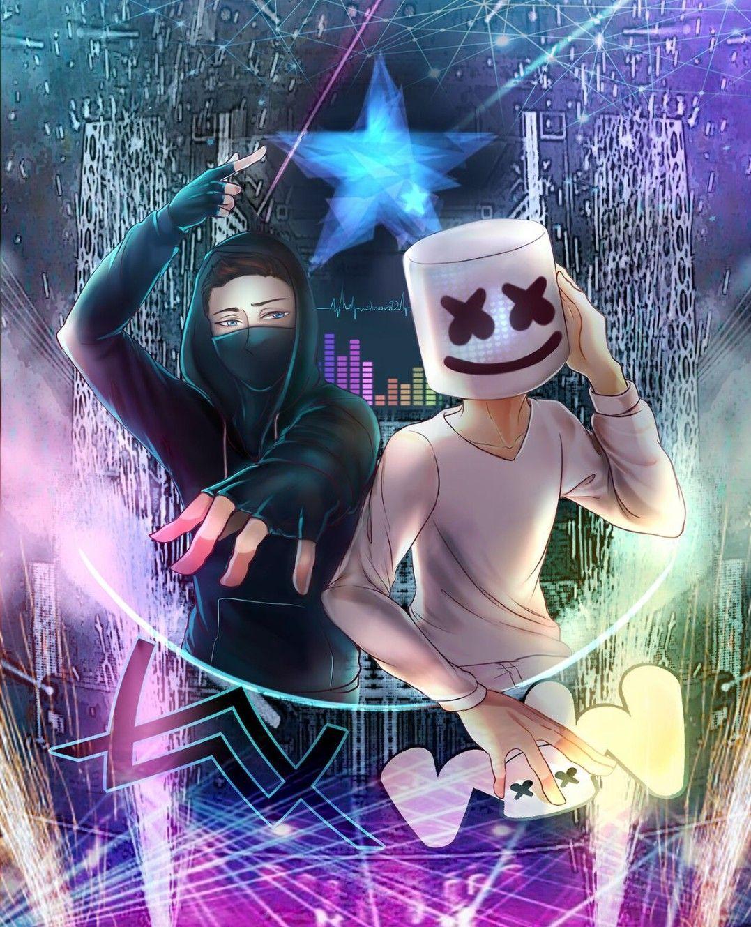 Detail Gambar Alan Walker Gambar Marshmello Dan Alan Walker Nomer 2