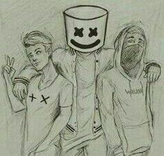 Detail Gambar Alan Walker Gambar Marshmello Dan Alan Walker Nomer 12