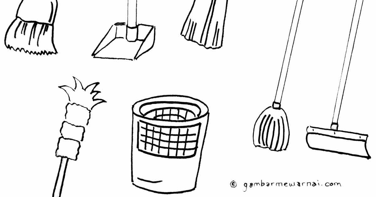 Detail Gambar Alat Alat Kebersihan Kartun Nomer 24
