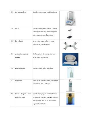 Detail Gambar Alat Alat Kimia Nomer 7