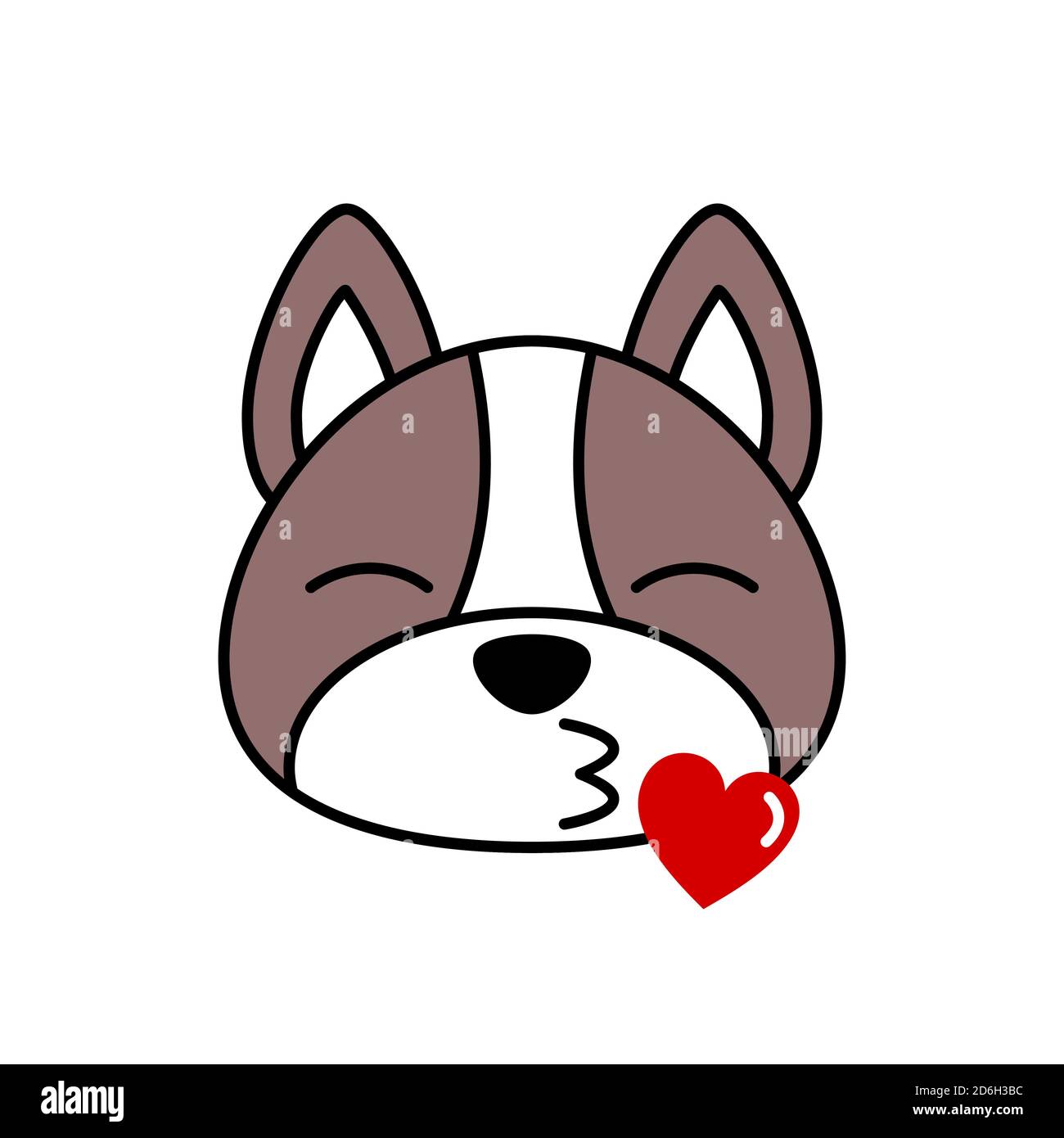 Detail Emoji Bulldog Frances Nomer 15