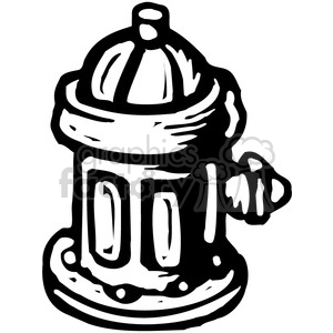 Detail Fire Hydrant Clipart Black And White Nomer 8