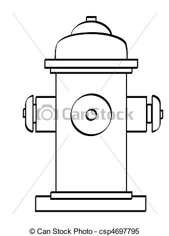 Detail Fire Hydrant Clipart Black And White Nomer 10