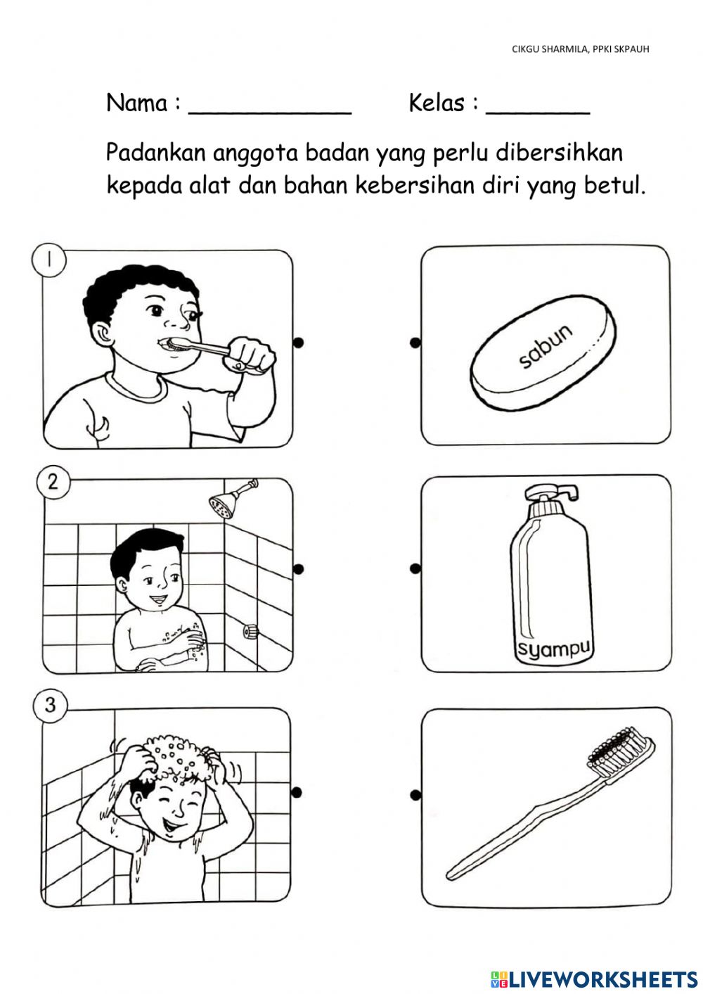 Gambar Alat Kebersihan Diri - KibrisPDR