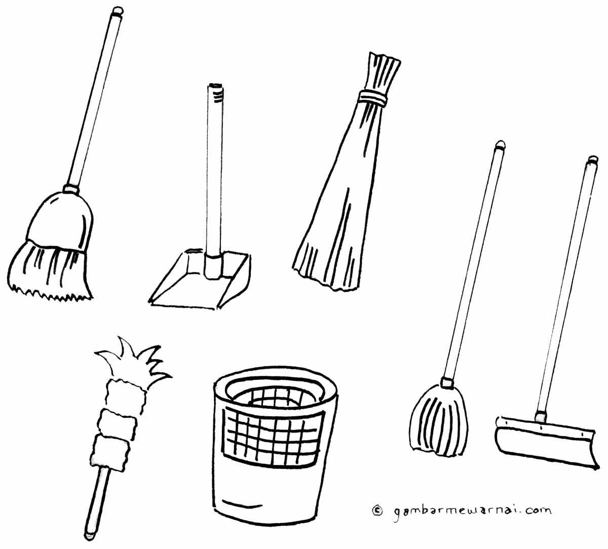 Gambar Alat Kebersihan Rumah - KibrisPDR