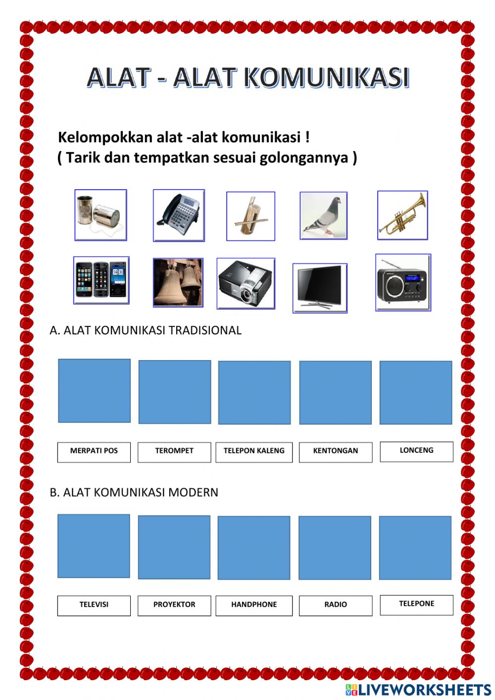 Detail Gambar Alat Komunikasi Untuk Anak Tk Nomer 9