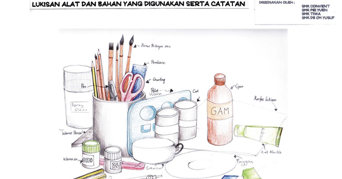 Detail Gambar Alat Lukisan Nomer 14